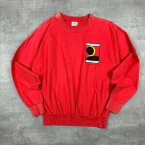 Vintage Island Eclipse Hawaii 1991 Red Crazy Shirt